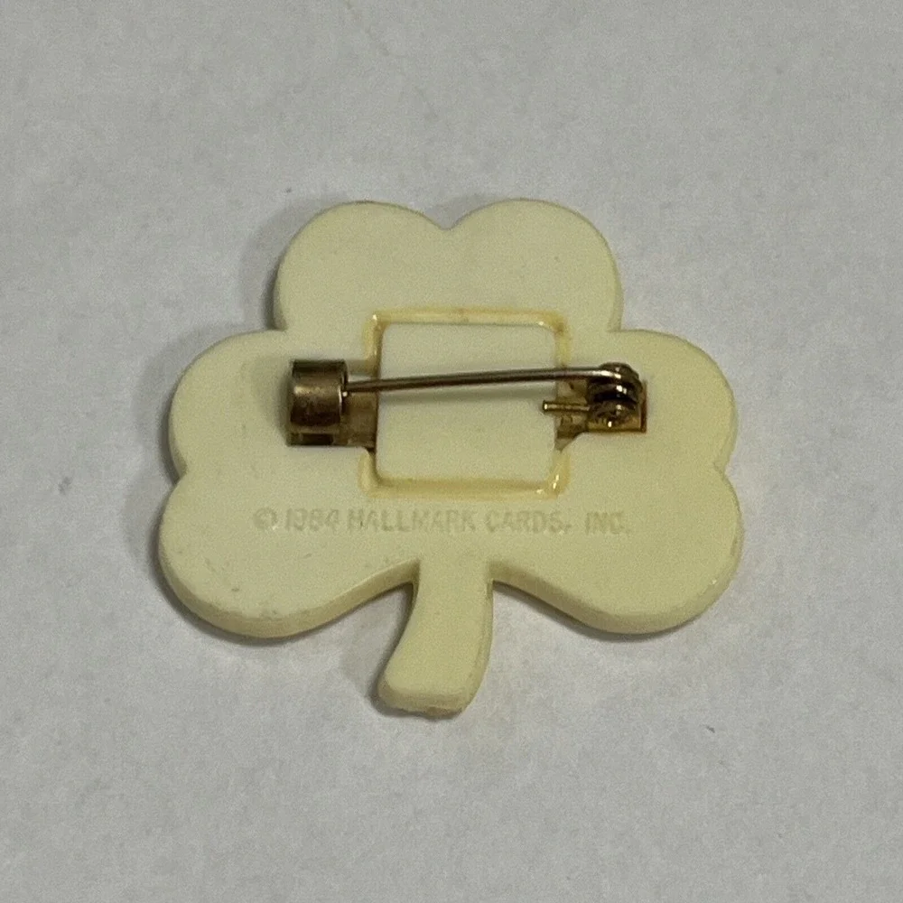 Hallmark Vintage St. Patrick's/St Patty's Collectible 3 Pins Clover Pot‎ Of Gold